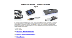 Desktop Screenshot of precision-motion-control.com